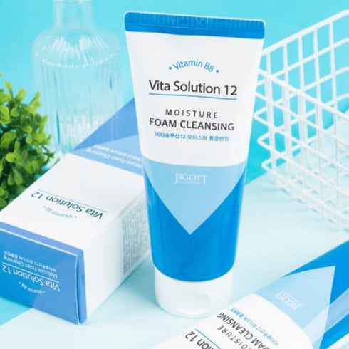 Vita Solution 12 Moisture Foam Cleansing - WowSkin Romania